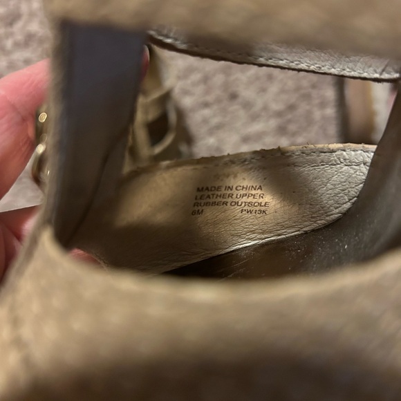 Michael Kors Gold Zipper High Heels - Picture 8 of 8
